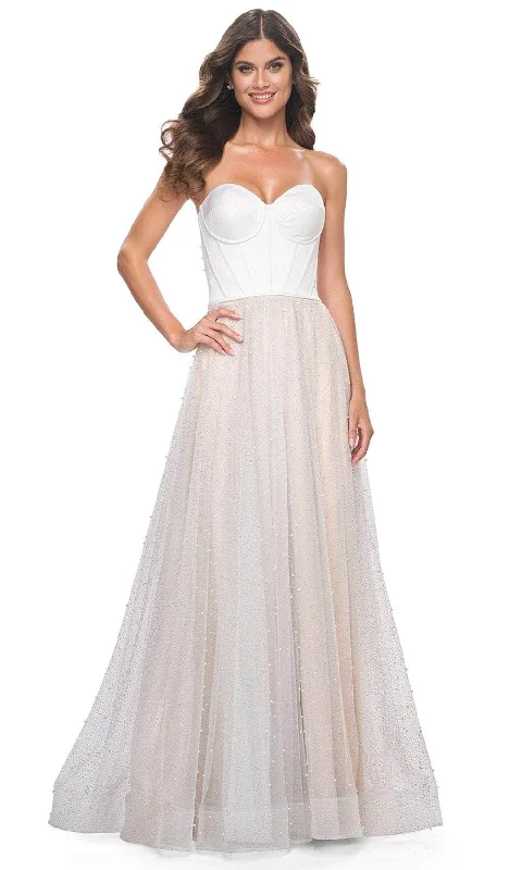 Hot Deal La Femme 32149 - Sweetheart Strapless Prom Gown
