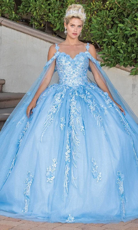 Customer Appreciation Sale Dancing Queen 1749 - Floral Off Shoulder Ballgown