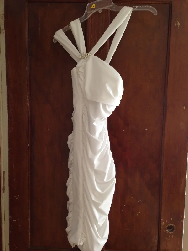 Bargain Blast Other White Cocktail Dress with 3 straps