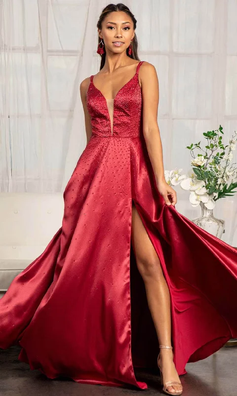 Mega Sale Elizabeth K GL3039 - Beaded Sweetheart A- line Dress
