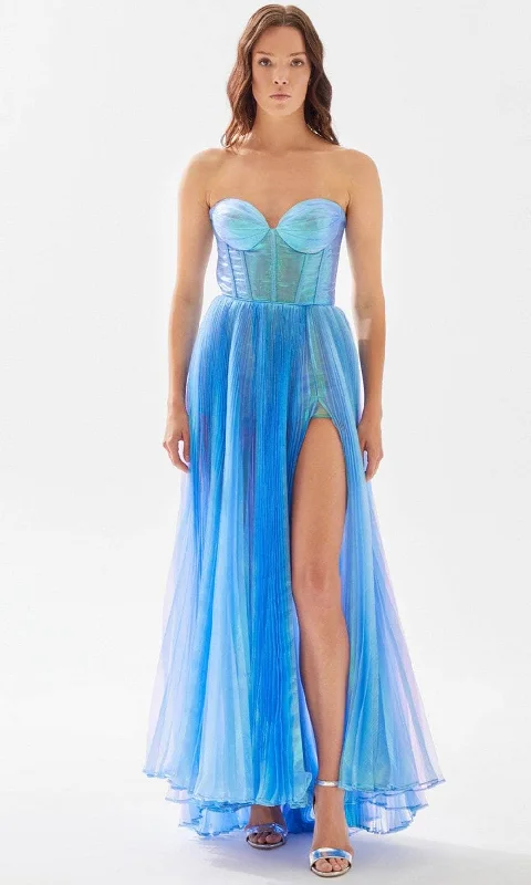 Super Bargain Tarik Ediz 52123 - Sweetheart Iridescent Prom Dress