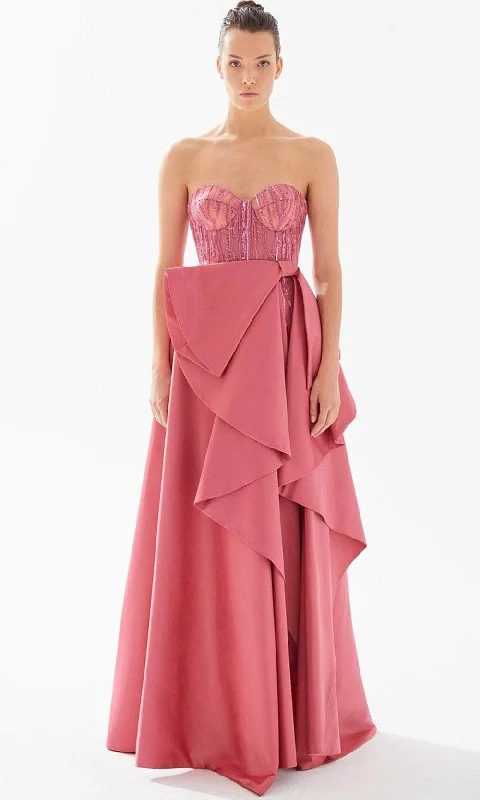Discount Deals Tarik Ediz 98270 - Sweetheart A-line Evening Gown