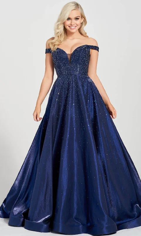 Price Buster Mon Cheri EW122106 - Off Shoulder Prom Gown