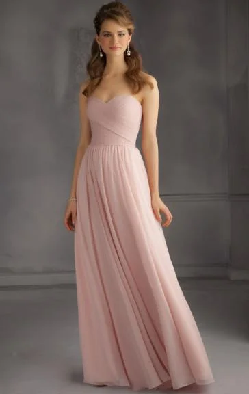 Price Drop After Six retty Chiffon Pink Bridesmaid Dress From Queeniebr