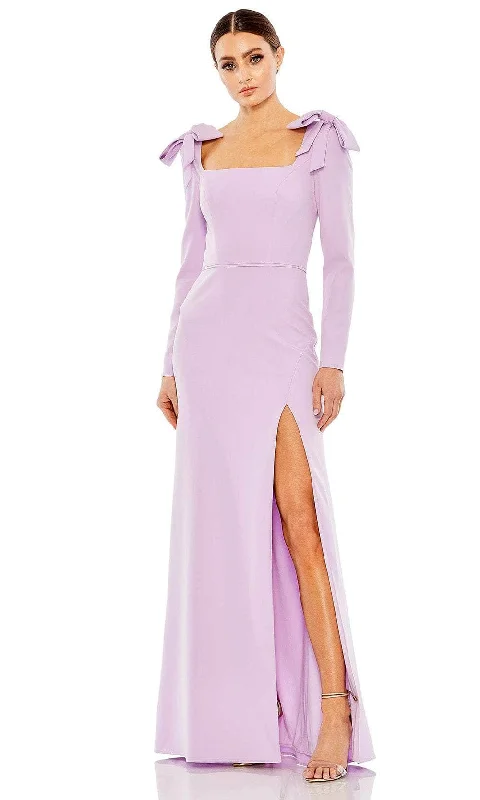 Seasonal Sale Ieena Duggal 49648 - Bow Detailed Sheath Evening Gown