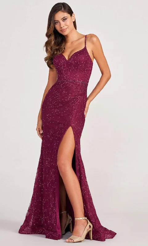 Discount Deals Colette for Mon Cheri CL2037 - Glittering Sleeveless Prom Gown