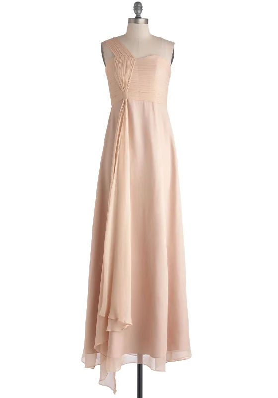 Final Clearance Other Blush Neutral Bridesmaid Dress (3 Avail)