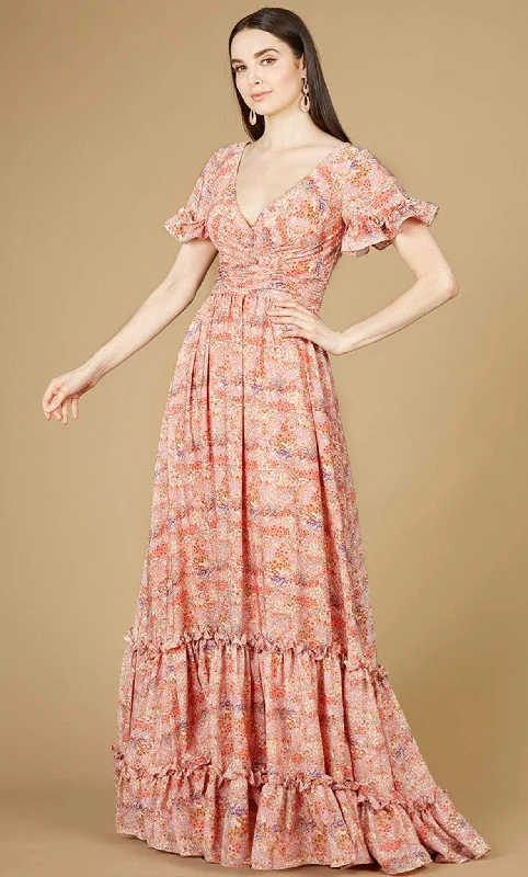 Deal of the Week Lara Dresses 29273 - Faux Wrap Maxi Dress