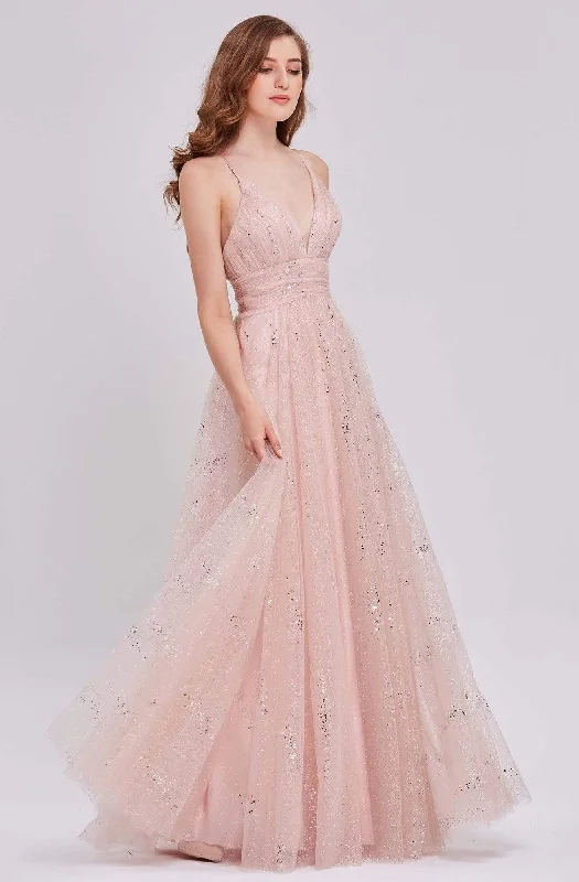 Doorbuster Deal J'Adore Dresses - Glitter Tulle V-Neck A-Line Dress J16052 - 1 pc Pink In Size 18 Available Doorbuster Deal J'Adore Dresses - Glitter Tulle V-Neck A-Line Dress J16052 - 1 pc Pink In Size 18 Available