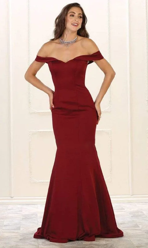 Super Savings May Queen - MQ1547 Off Shoulder Mermaid Evening Gown