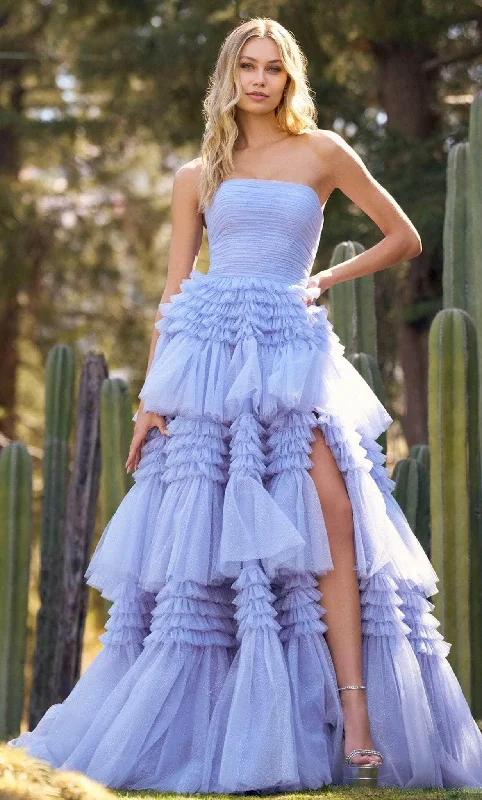 Great Deals Sherri Hill 55677 - Ruched Prom Dress with Slit
