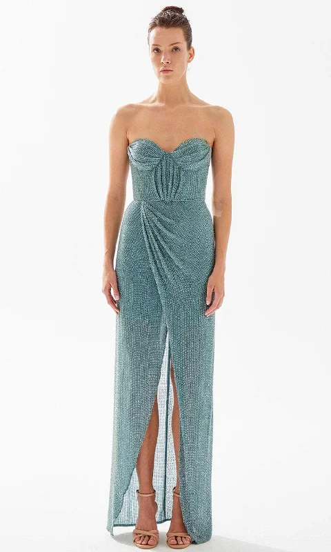 Final Clearance Tarik Ediz 98331 - Beaded Sweetheart Evening Gown
