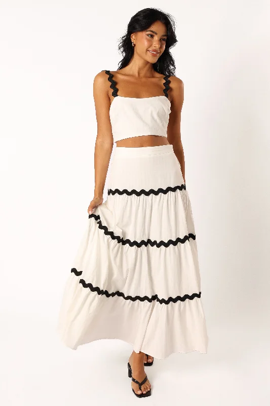 Best Deals Bella Two Piece Set - White