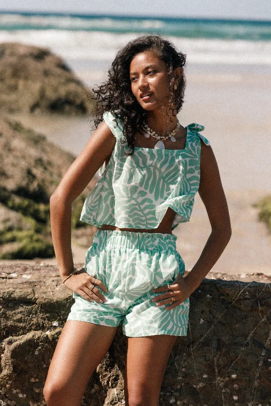 Extra Discounts Dayla Short Set - Green