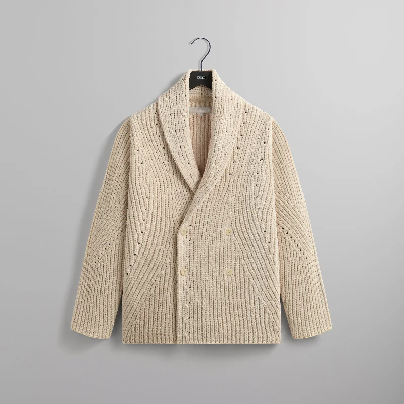 Season Finale Sale Kith Chenille Becker Cardigan - Sandrift