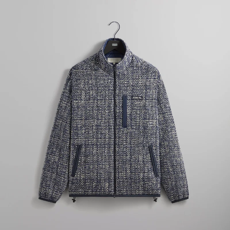 Grand Opening Sale Kith Textured Tweed Claremont Full Zip - Cave