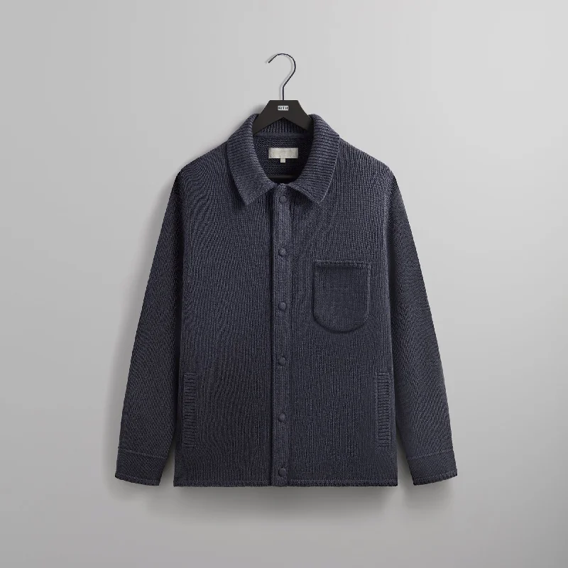 Markdown Madness Kith Chunky Knit Ginza Cardigan - Tincture Heather