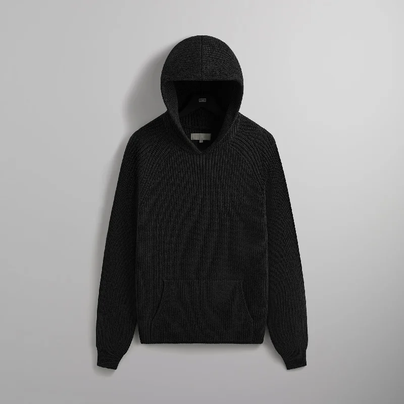 Price Smash Kith Knit Miles Hoodie - Black