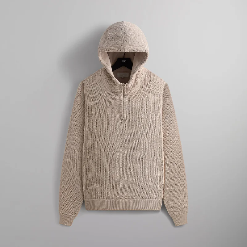 Discount Days Kith Bonded Waffle Coleman Quarter Zip Hoodie - Session