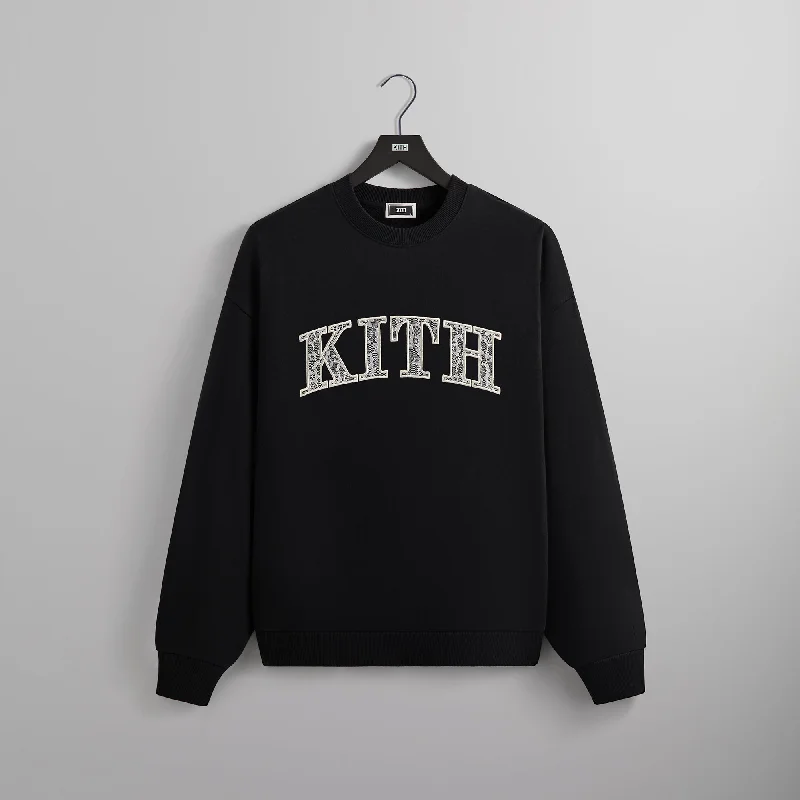 Best Bargains Kith Arched Lace Nelson Crewneck - Black