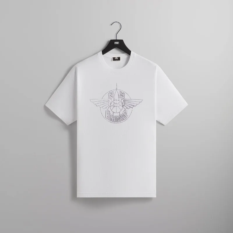 Weekend Special Kith for the New York Knicks Wingman Sketch Vintage Tee - White