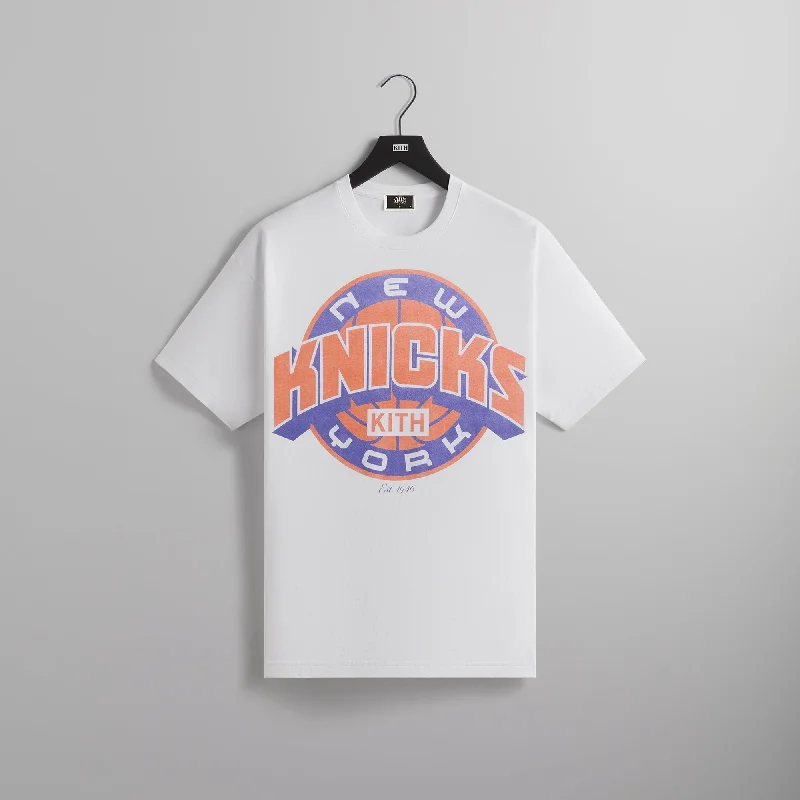Stock Up and Save Kith for the New York Knicks Showtime Vintage Tee - White