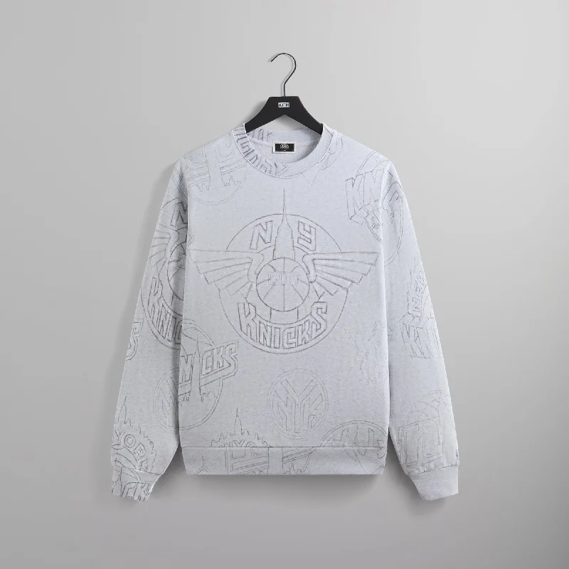 Sale Event Kith for the New York Knicks Sketched Vintage Nelson Crewneck - Light Heather Grey Sale Event Kith for the New York Knicks Sketched Vintage Nelson Crewneck - Light Heather Grey