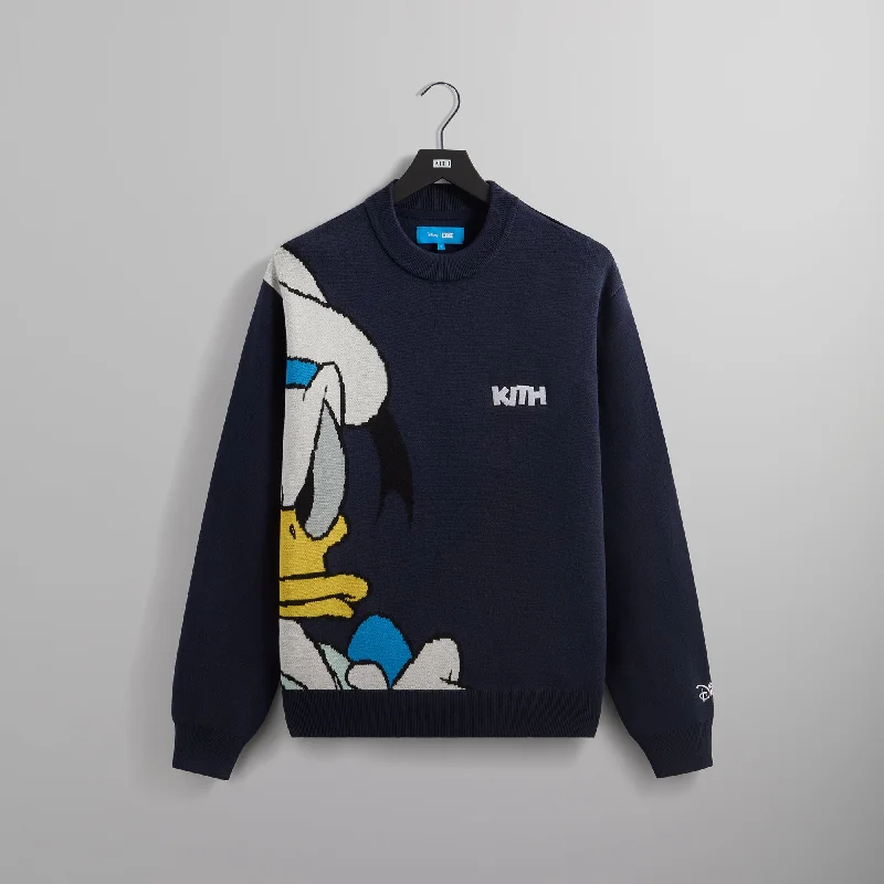 Price Break Disney | Kith for Donald Duck Lewis Crewneck Sweater - Nocturnal
