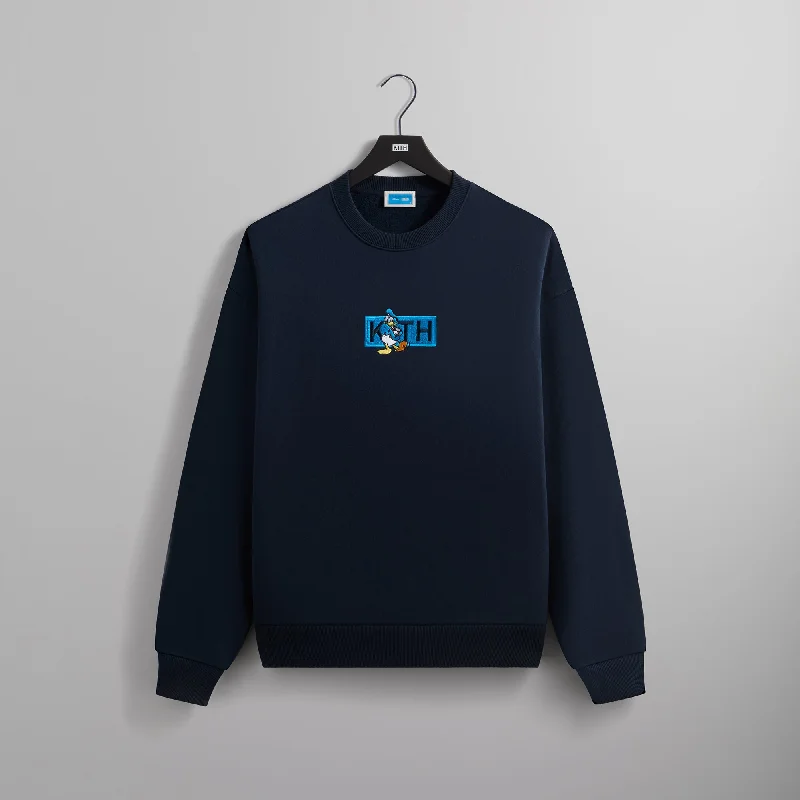 Deal Mania Disney | Kith for Donald Duck Vintage Nelson Crewneck - Nocturnal