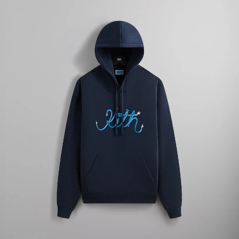 Discount Extravaganza Disney | Kith for Donald Duck Duck Arms Vintage Nelson Hoodie - Nocturnal