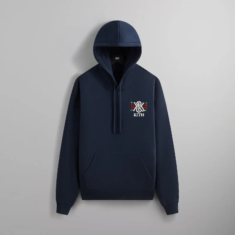 Deal Explosion Kith K&K Beaded Nelson Hoodie - Nocturnal