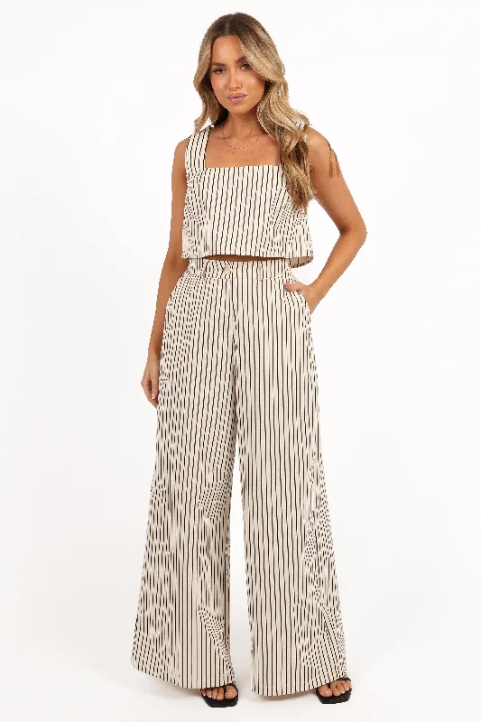 Savings Galore Lili Two Piece Set - Cream