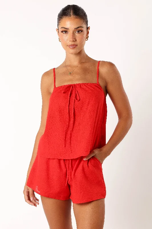 Massive Deals Robinson Short Set - Red