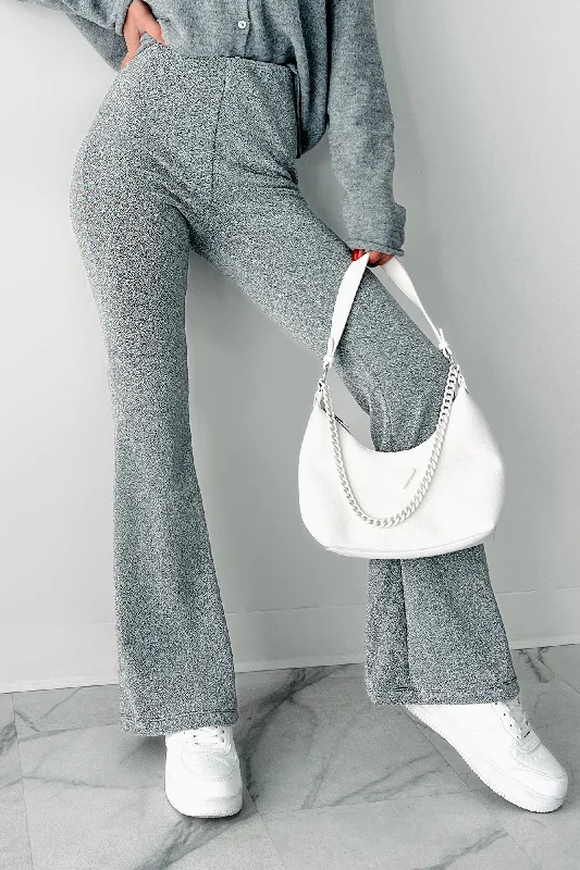 Exclusive Savings Anastasia Metallic Flare Pants (Silver)