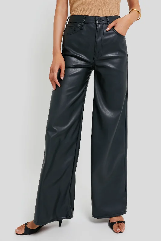 Year-End Sale Black Faux Leather The Undercover
