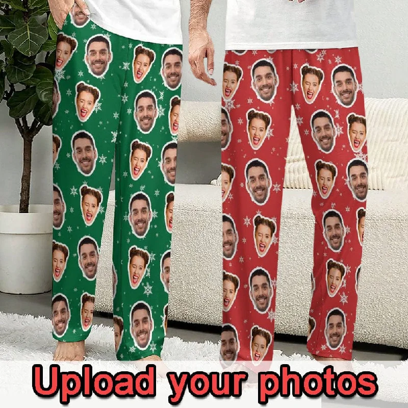 Bargain Bin 【Flash Sale】Custom Family Faces Slumber Party Unisex Long Pajama Pants Best Christmas Gifts for Family Bargain Bin 【Flash Sale】Custom Family Faces Slumber Party Unisex Long Pajama Pants Best Christmas Gifts for Family