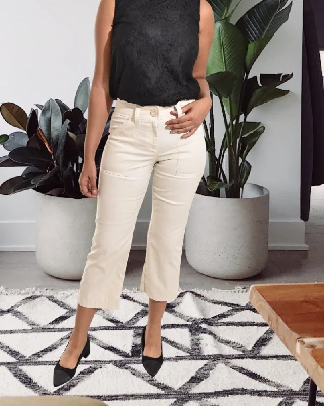 Holiday Sale Ladies Stone Capri Pants