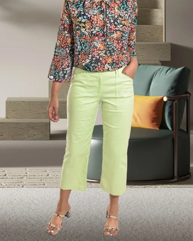Deal of the Day Ladies Lime Capri Pants
