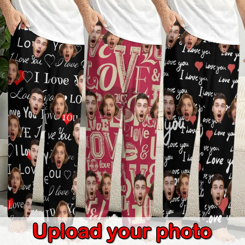 Special Price Custom Face Couple Slumber Party Unisex Long Pajama Pants For Men Women Kids Special Price Custom Face Couple Slumber Party Unisex Long Pajama Pants For Men Women Kids
