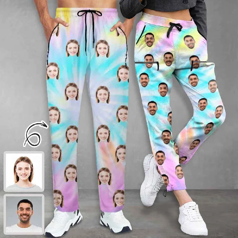 Flash Sale Custom Face Quick Dry Pants Gradient Couple's All Over Print Casual Elastic Drawstring Pants Flash Sale Custom Face Quick Dry Pants Gradient Couple's All Over Print Casual Elastic Drawstring Pants