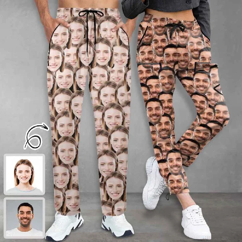 Massive Deals Custom Face Quick Dry Pants Couple's All Over Print Casual Elastic Drawstring Pants Personalized Pants Massive Deals Custom Face Quick Dry Pants Couple's All Over Print Casual Elastic Drawstring Pants Personalized Pants