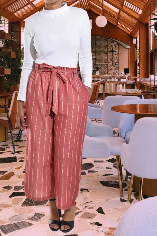 Shop and Save Blush 3/4 Palazzo Pants