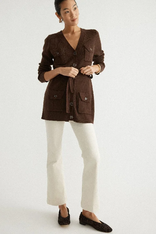 Best Seller Ecru Carson High Rise Ankle Flare