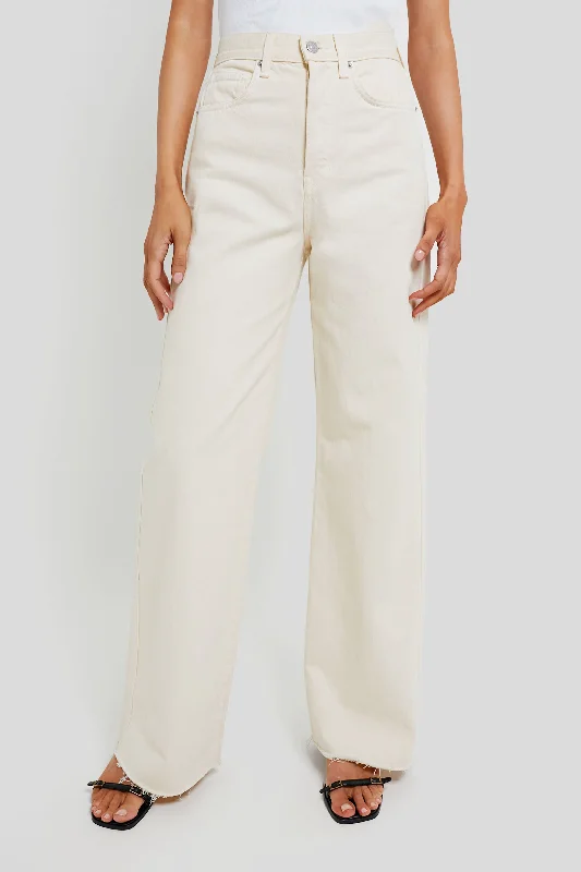 Anniversary Sale Ecru Taylor High Rise Wide Leg