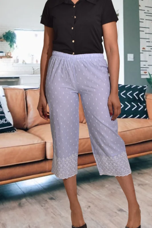 Special Discount Elastic Embroidered Pants