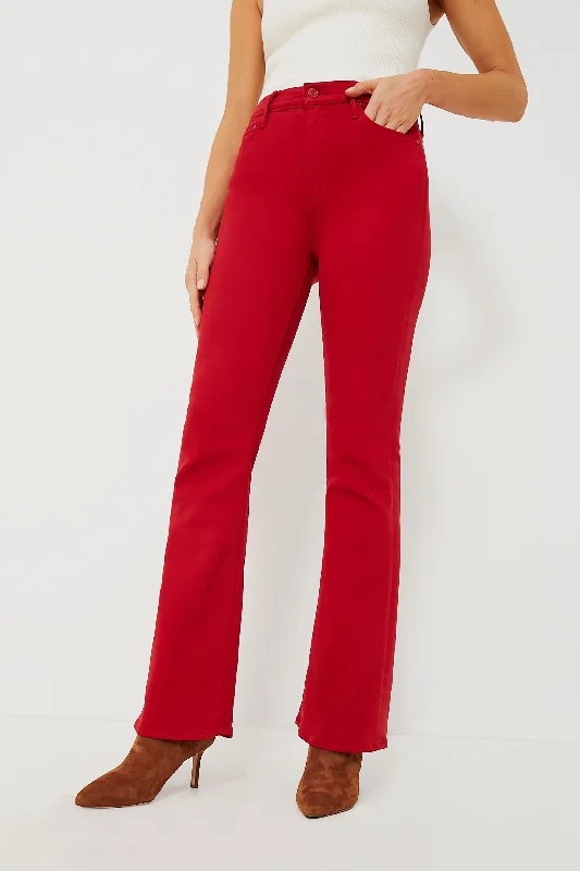 Price Blitz Haute Red High Waisted Weekender Skimp