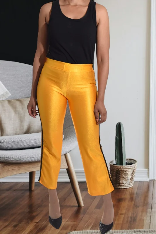 Ladies Gold Track Pants