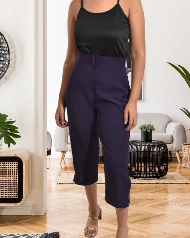 Exclusive Access Ladies Grape Capri Pants