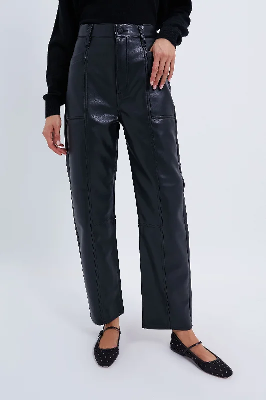 Unmissable Offer Slate Black Taylor High Rise Bowed Straight Leg