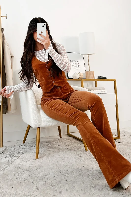 Unbeatable Prices Vermont Vibes Corduroy Bootcut Pants (Camel)